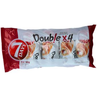 7Days Double Croissant Cerise & Vanille 4x60g