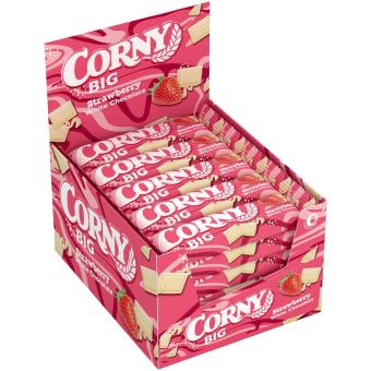 Corny BIG Fraise Chocolat Blanc 24x40g