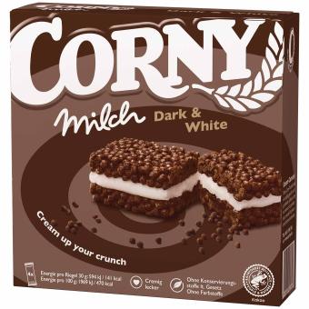 Corny Milk Noir et Blanc 4x30g