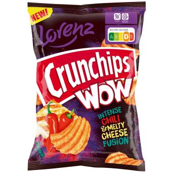 Crunchips WOW Intense Chili & Melty Cheese Fusion 110g