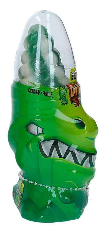 Sweet Flash Dino Dipper Licker, Lutscher, 50g mit saurem Pulver