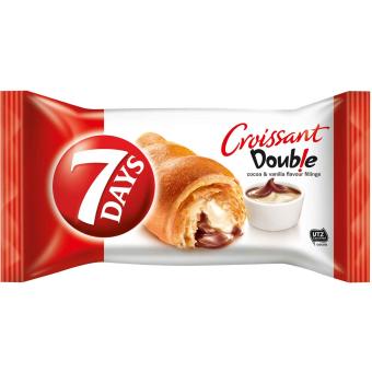 7Days Double Croissant Cacao &amp; Vanille 10x60g 