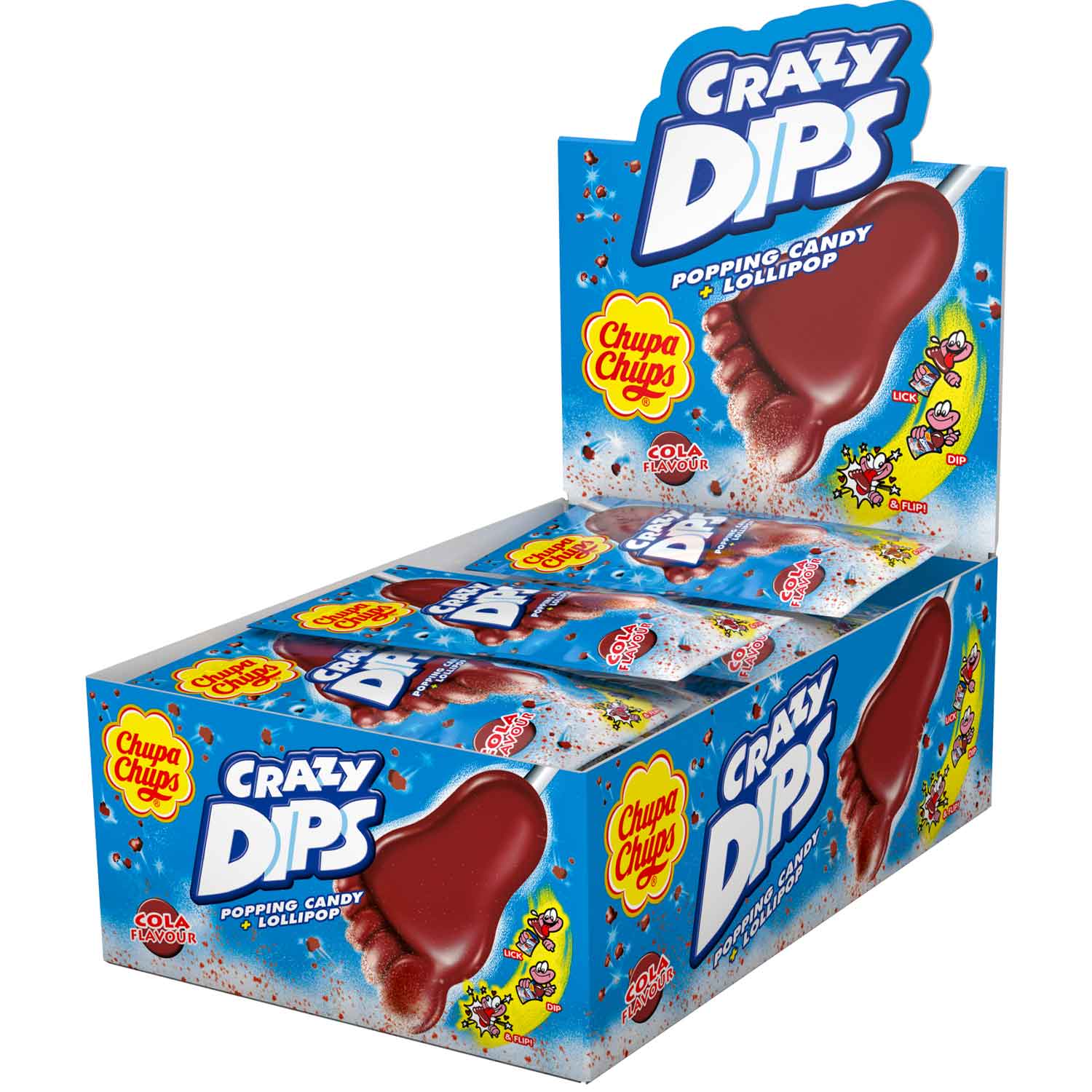 Chupa Chups Crazy Dips Cola 24x14g 