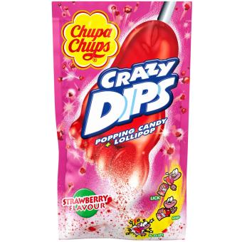 Chupa Chups Crazy Dips Fraise 24x14g 