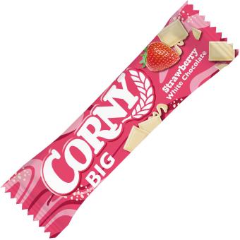 Corny BIG Fraise Chocolat Blanc 24x40g 