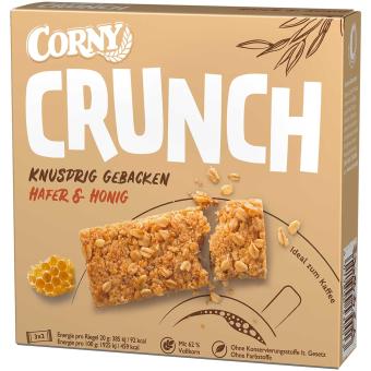 Flocons d'avoine et miel Corny Crunch 3x2 