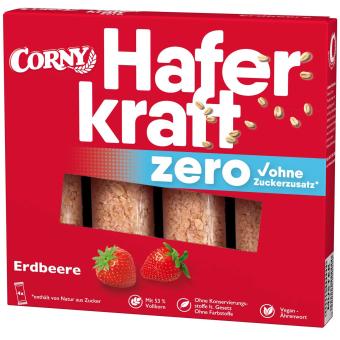 Corny Haferkraft Zero Fraise 4x35g