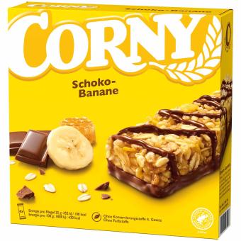 Corny Classic Chocolat Banane 6x25g 