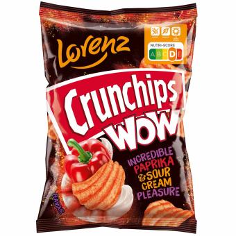 Crunchips WOW Incredible Paprika & Sour Cream Pleasure 110g