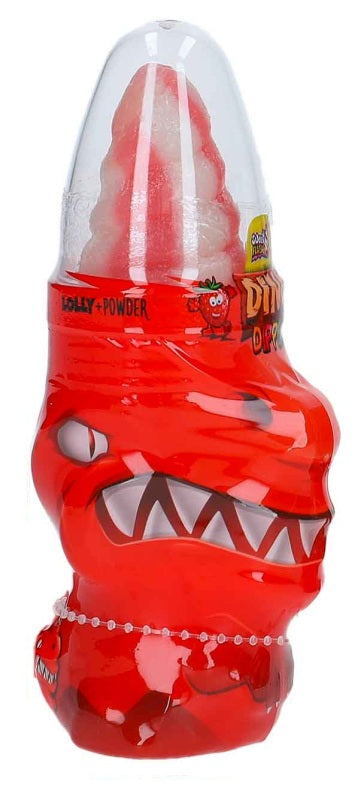 Sweet Flash Dino Dipper Licker, Lutscher, 50g mit saurem Pulver