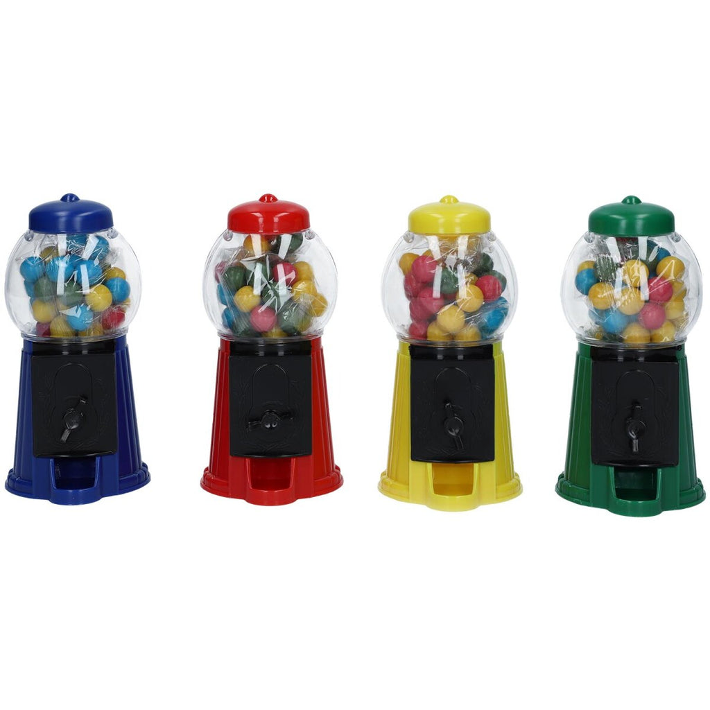 Sweet Flash Lot de 12 mini-machines à chewing-gum rechargeables de 13 cm