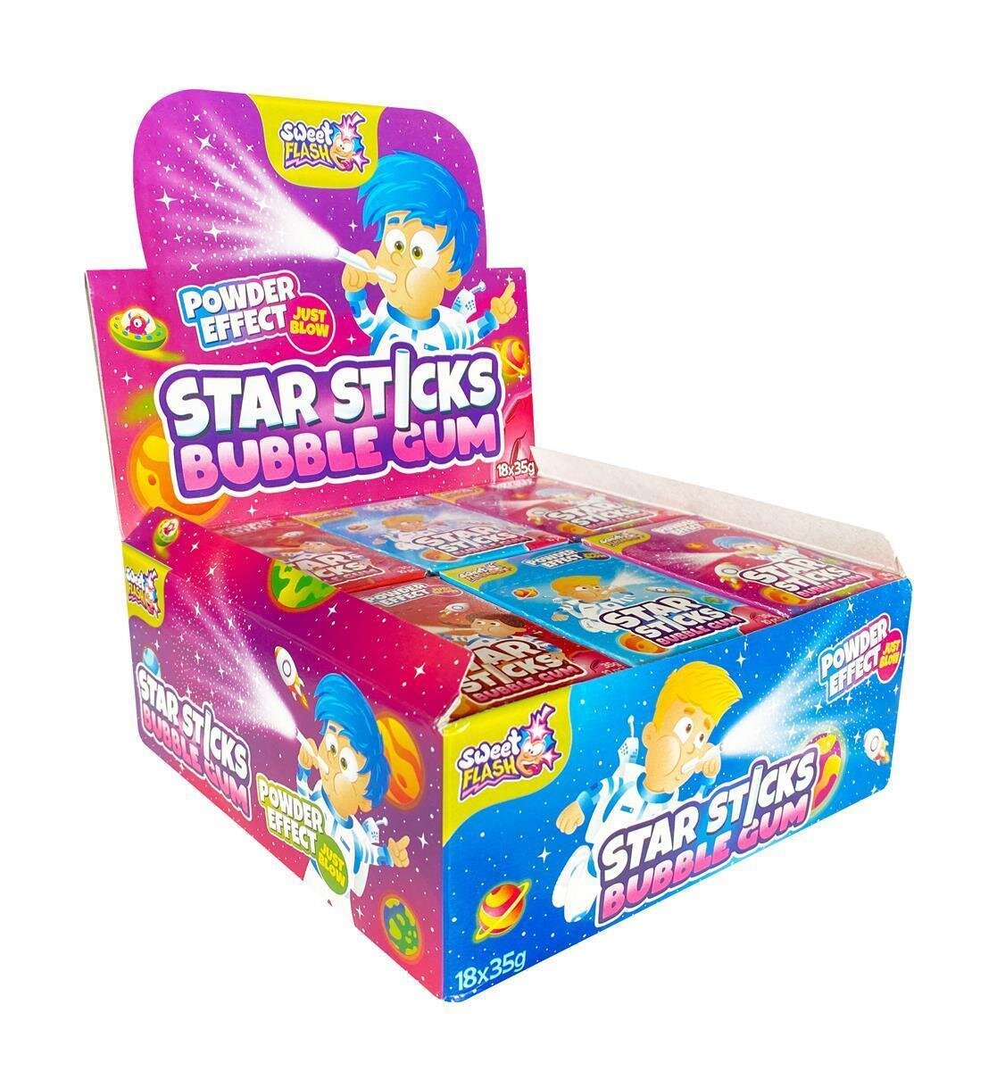 Sweet Flash Kaugummi Sticks mit Zauber Rauch Effekt 18 Stück