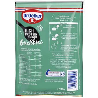 Porridge de semoule hyperprotéiné Dr. Oetker 95 g 