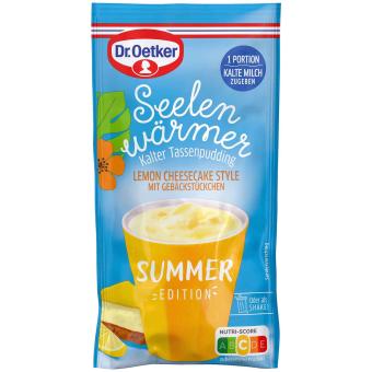 Dr. Oetker Soul Warmer Cold Cup Pudding Citron Cheesecake 45g 