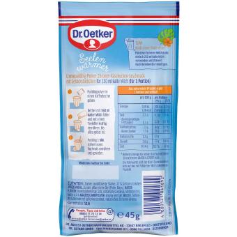 Dr. Oetker Soul Warmer Cold Cup Pudding Citron Cheesecake 45g 