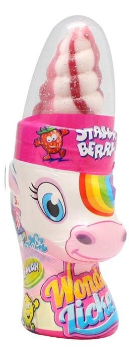 Sweet Flash Einhorn Wonder Licker, Lutscher, 50g mit saurem Pulver