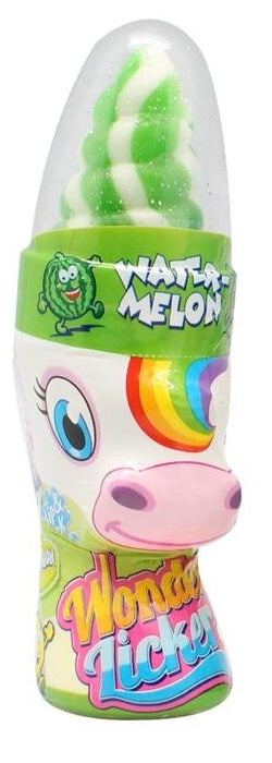 Sweet Flash Einhorn Wonder Licker, Lutscher, 50g mit saurem Pulver