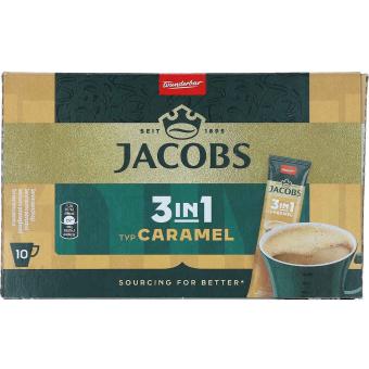 Bâtonnets Jacobs 3 en 1 type caramel 10 pièces 