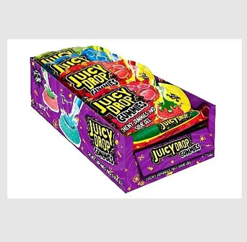 Gummies Bazooka Juicy Drop 12 pièces dans une boîte