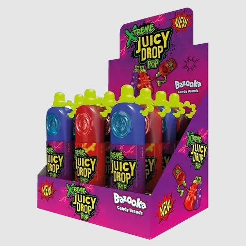 Bazooka Juicy Drop Pop Xtreme Sour 12 x 26 g