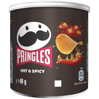 Pringles Hot &amp; Spicy 12x40g 