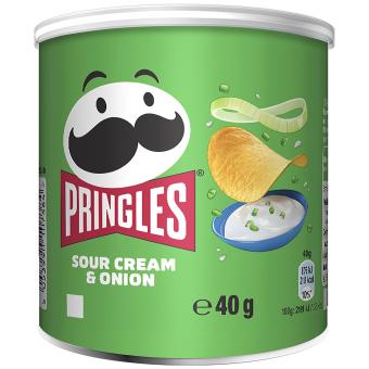 Pringles Crème fraîche et oignon 12x40g 